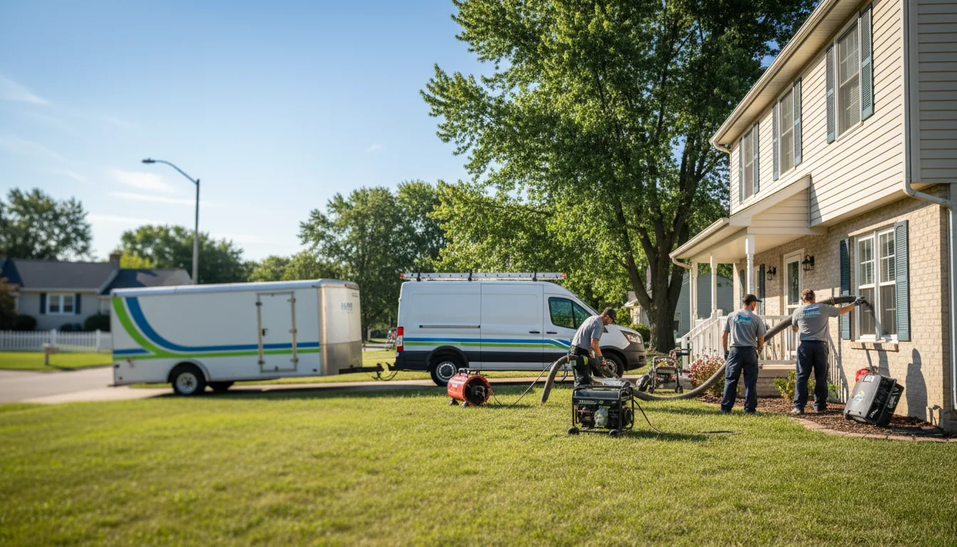 Flooded Basement Restoration And Cleanup With Repair in Richland, IA near me